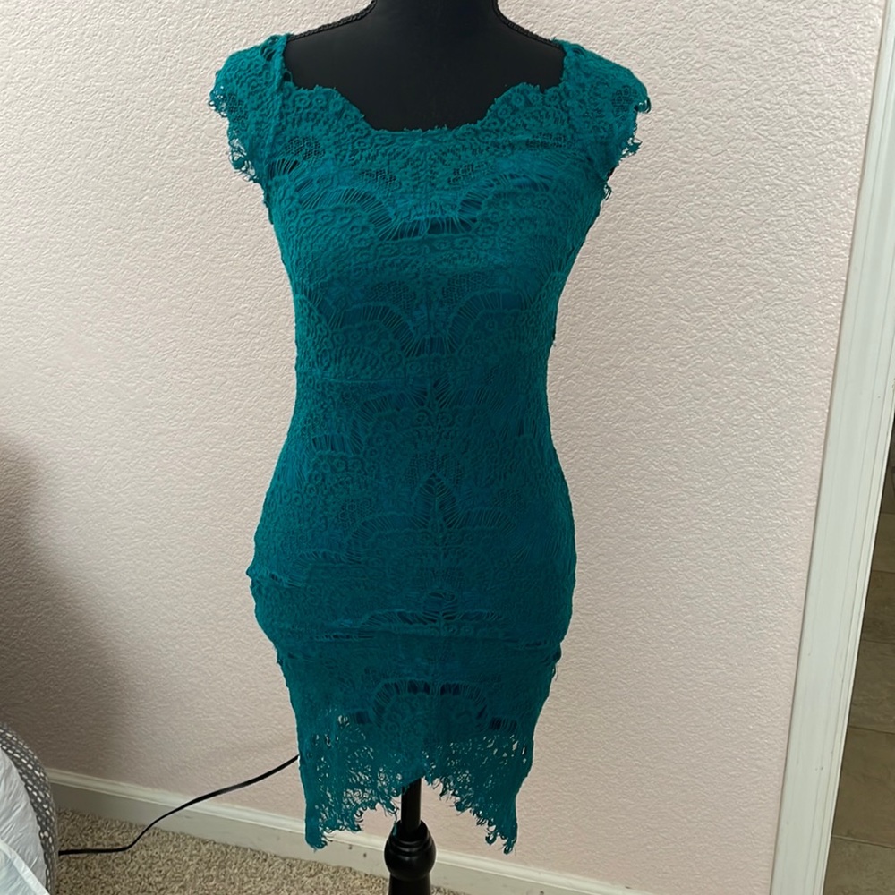 Free people turquoise dress